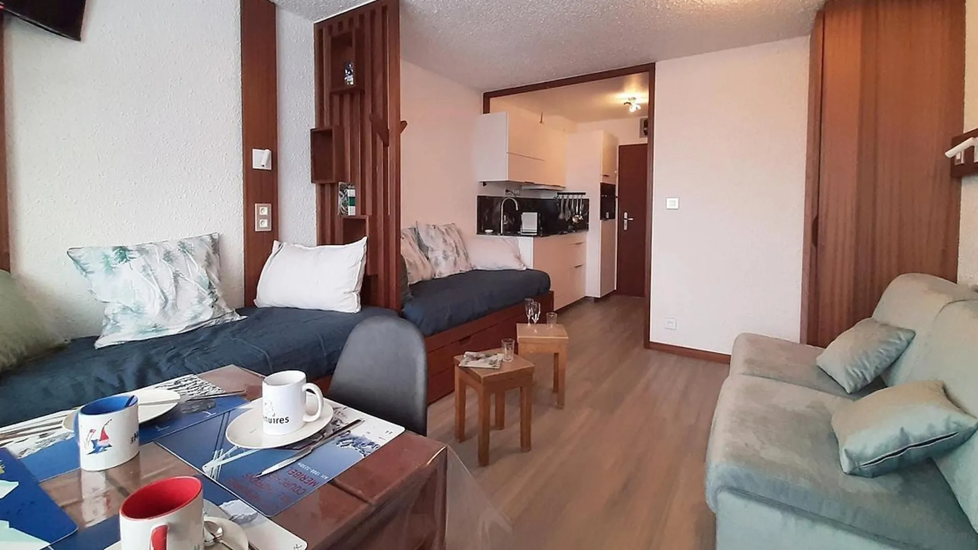 Studio Renove 3P - Pied Des Pistes - Balcon Sud/Ouest - 3 Flocons Or - Fr-1-344-1206 サン・マルタン・ド・ベルヴィル アパート
