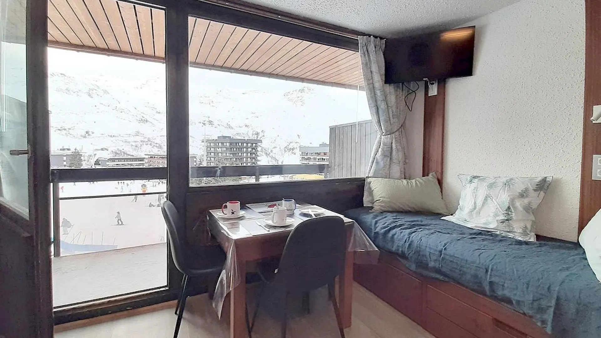 アパート Studio Renove 3P - Pied Des Pistes - Balcon Sud/Ouest - 3 Flocons Or - Fr-1-344-1206 サン・マルタン・ド・ベルヴィル